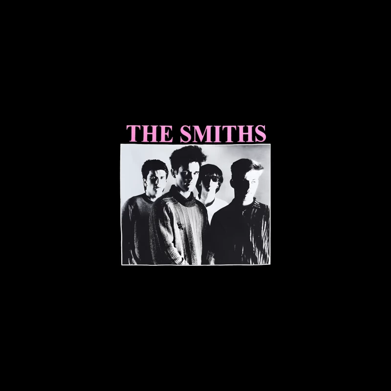 The Smiths Classic Black and White Band Album Cover from the 1980s Desk Mat