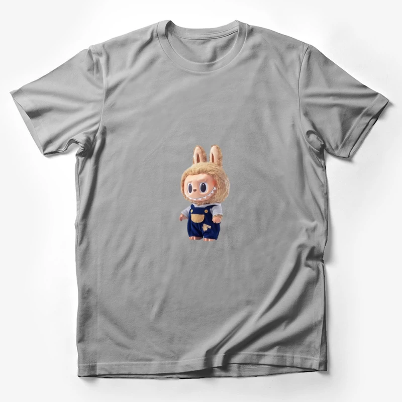 Süße Hasenfigur mit Overall Herren T-Shirt