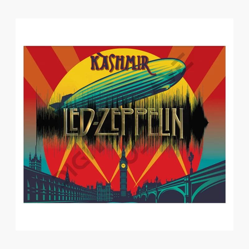 Led Zeppelin Kasmir Throw Pillow