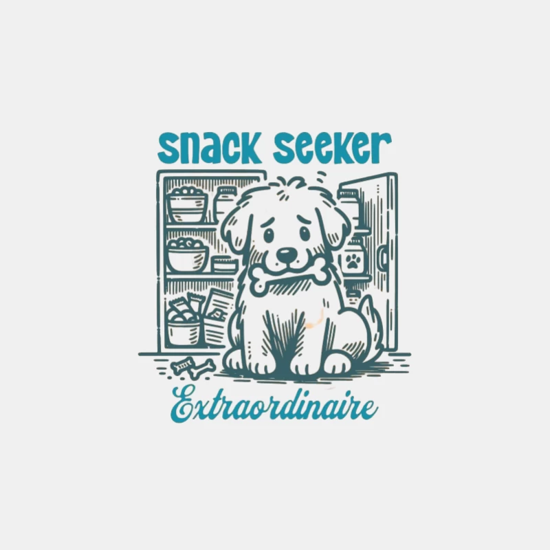 Snack-Suchhund im Kühlschrank Herren Tanktops
