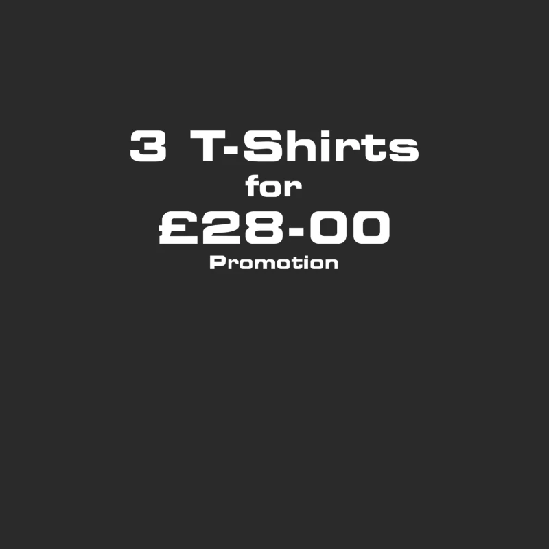 promotion - 3 Tshirts for £28-00 Baseball Cap