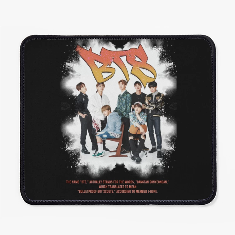 BTS: Popular K-Pop Boy Band from South Korea Mouse Pad