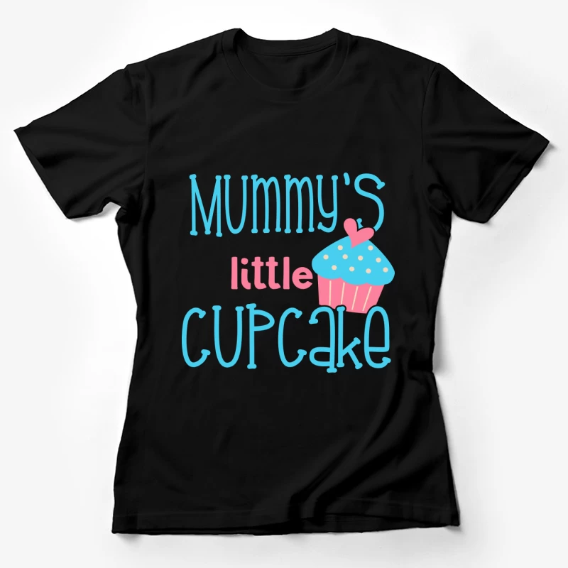 Maman et son petit cupcake Femme T-Shirt