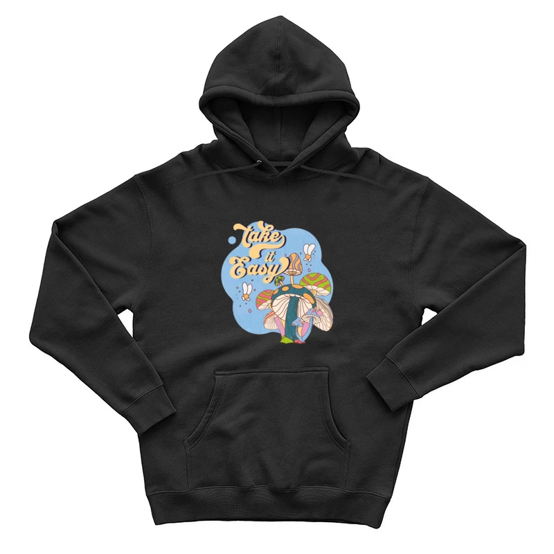 Prenez-le facilement avec des champignons et des abeilles Homme Sweat à capuche