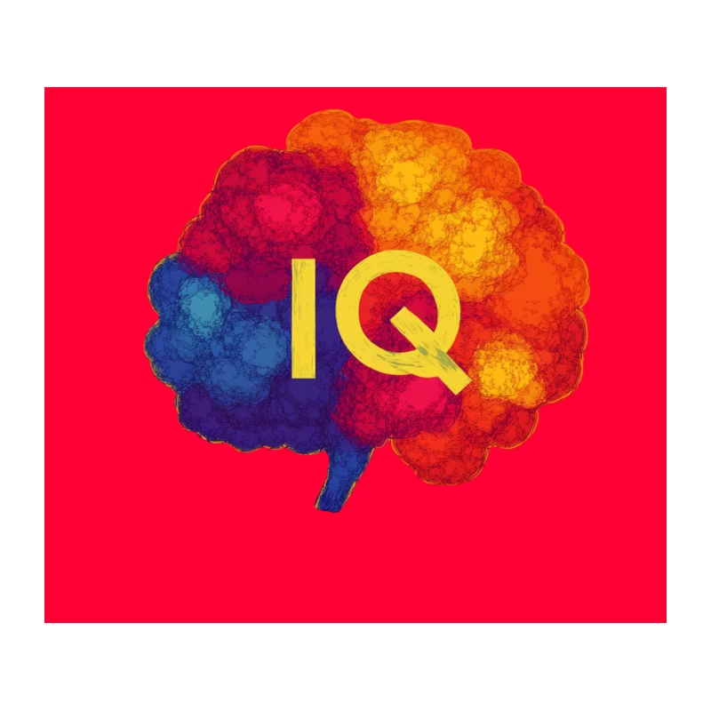 Colorful Brain IQ: Visualizing Intelligence and Creativity Tapestry