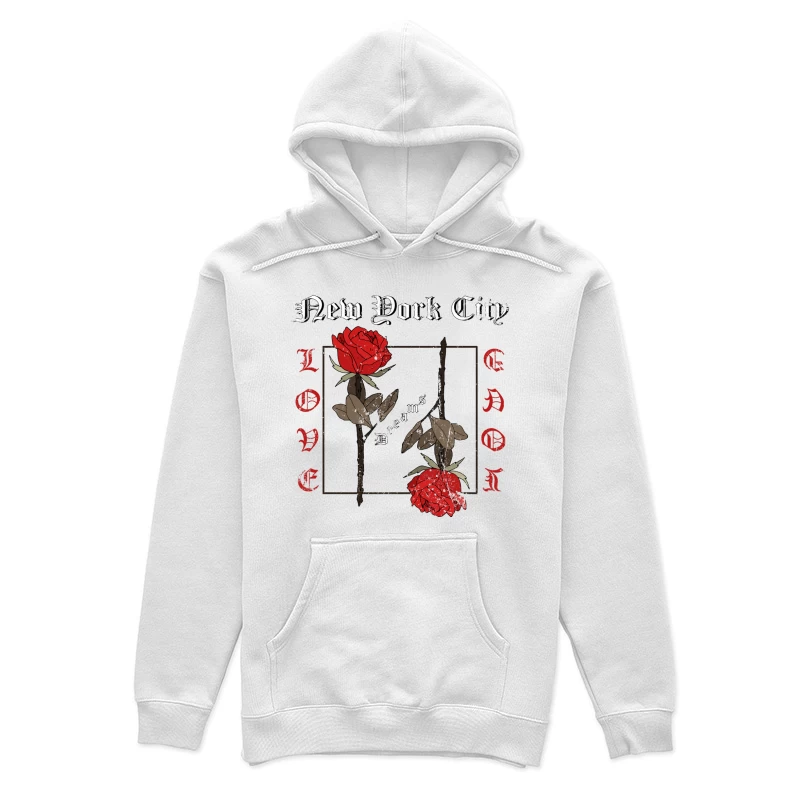 Rêves de roses de la ville de New York Femme Sweat à capuche