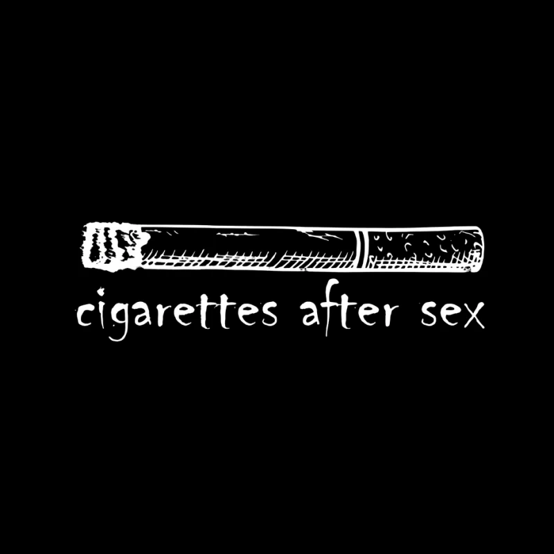 Cigarettes After Sex Logo White Pin