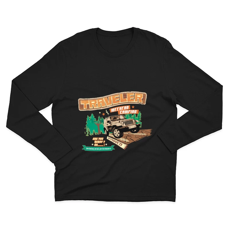 Abenteuerreisen im Gelände Herren Langarm T-Shirt