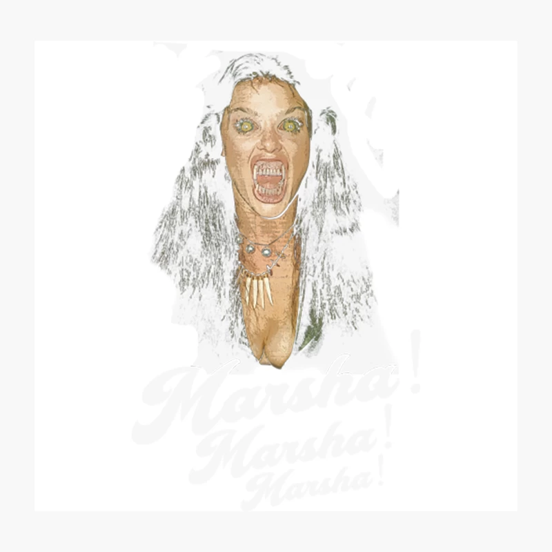Marsha! Marsha! Marsha! Throw Pillow