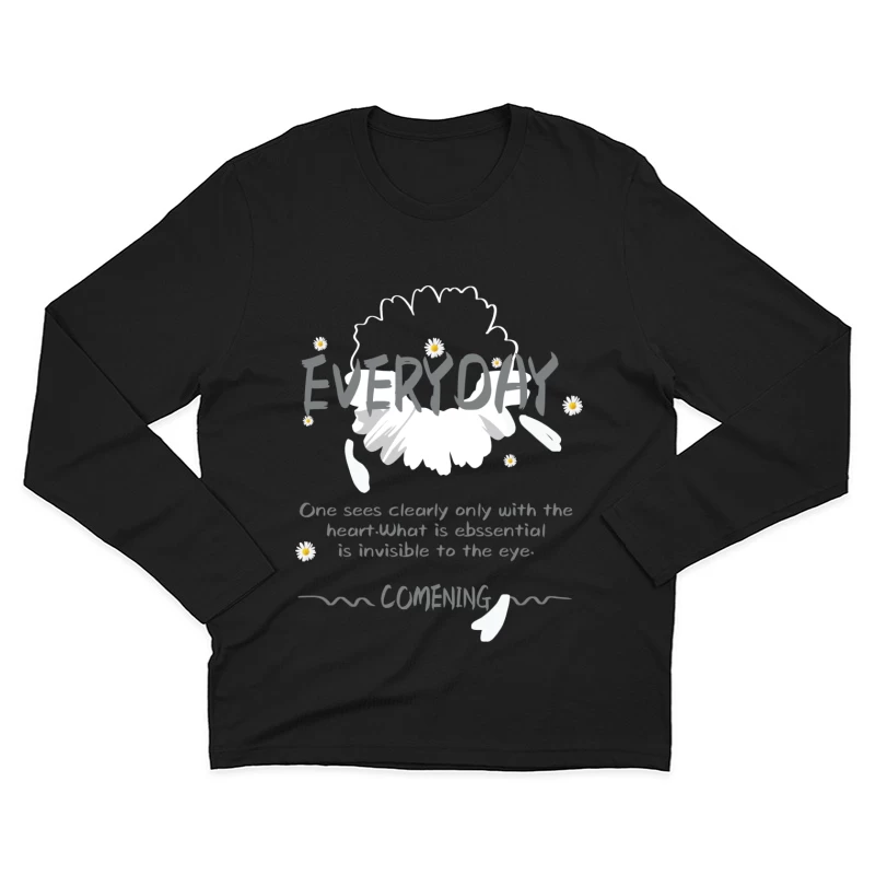 Herzliche Weisheit im Alltag Herren Langarm T-Shirt