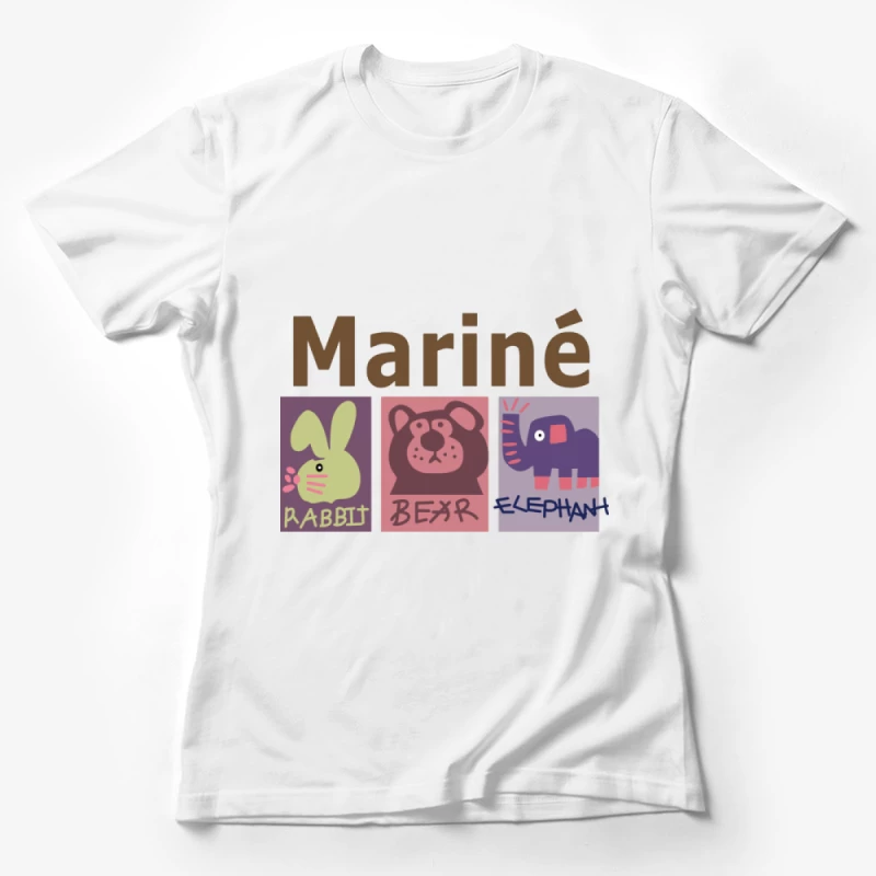 Marine Tiergrafiken Damen T-Shirt