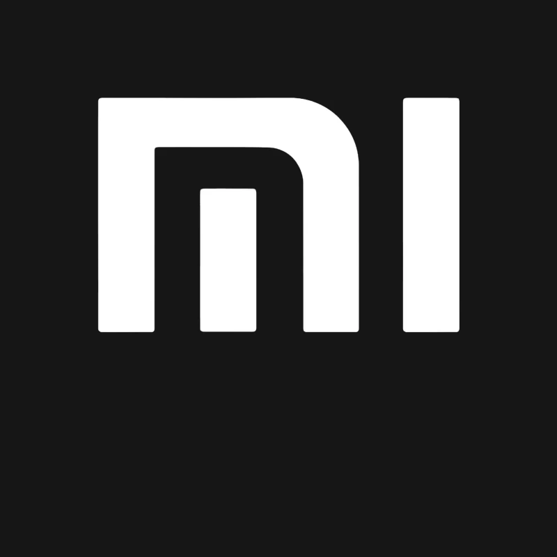 Minimalist Xiaomi Logo Design in Gray Male T-Shirt