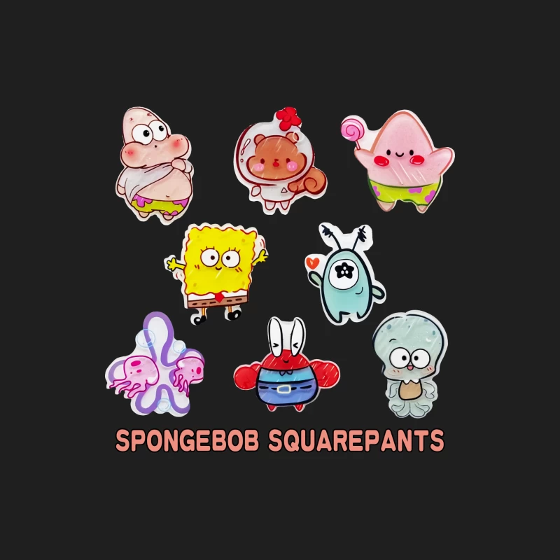 Niedliche SpongeBob Charaktere Herren Tanktops