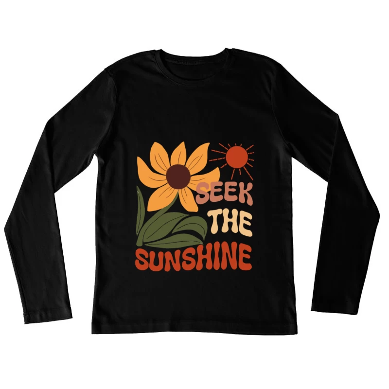 Suche den Sonnenschein Damen Langarm T-Shirt