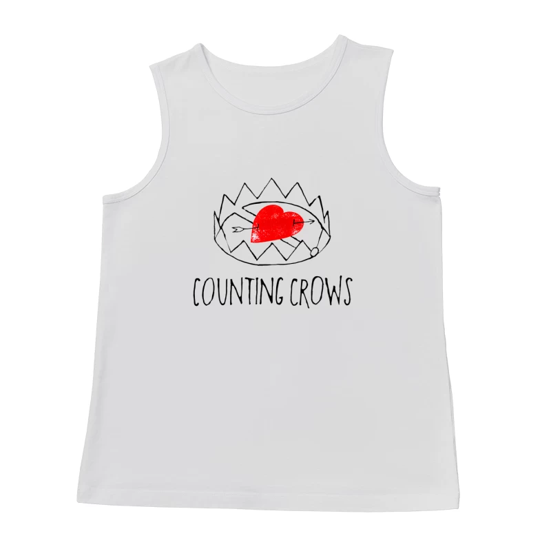 Counting Crows White Love Trap Male Tank Top