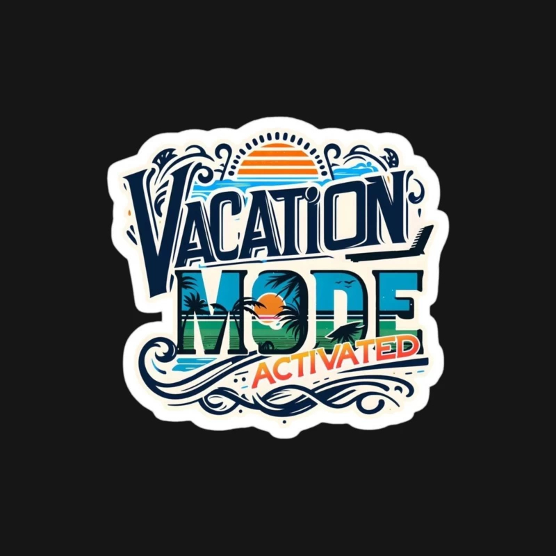 Vacation Mode Activated: Embrace Travel and Relaxation Male Long Sleeve T-Shirt