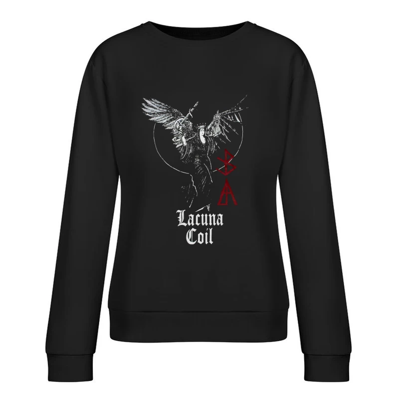 Lacuna Coil Layers of Time Female Pullover Sweatshirt