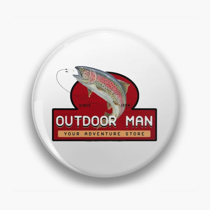 Outdoor Man Mug, Shirts etc. Pin