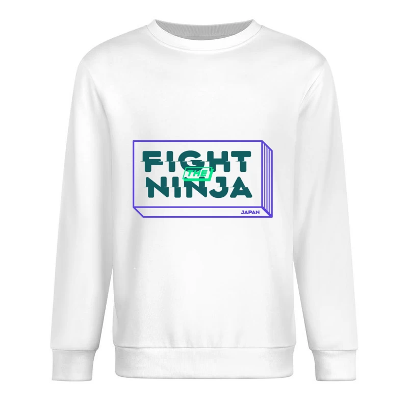 Kampf gegen den Ninja Logo Design Herren Pullover Sweatshirt