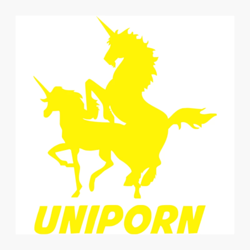 Uniporn Funny t Unicorn comic porn horse myth ride canter animal Pin