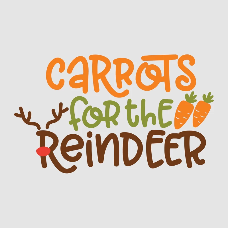 Carottes pour le renne, design de Noël coloré Femme Sweat à capuche