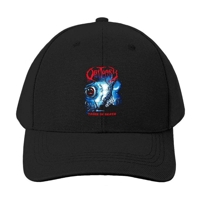 Obituary Cause Of Death Baseball Cap