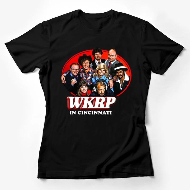 WKRP in Cincinnati skyline logo 2 Female T-Shirt