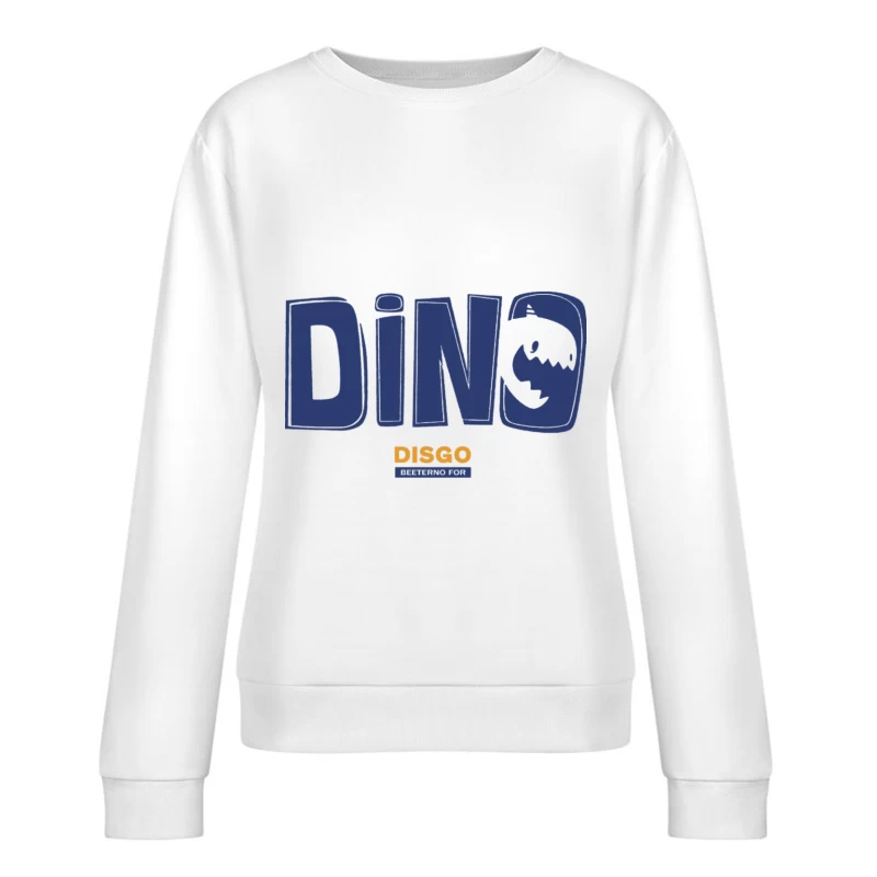 Dinosaurier Logo Design Damen Pullover Sweatshirt