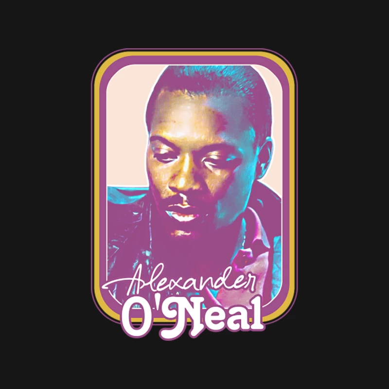 Alexander O_Neal  80s Retro Fan Design Mouse Pad