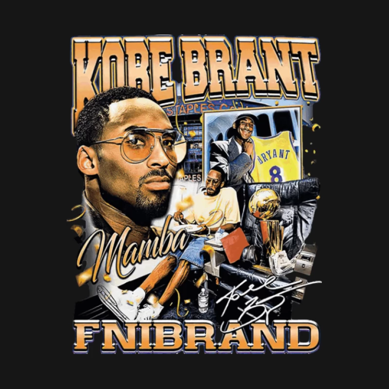 Kobe Bryant Vintage Design mit Lebender Collage Damen T-Shirt