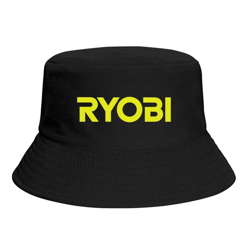 Ryobi Power Tools Brand Logo in Neon Yellow Bucket Hat