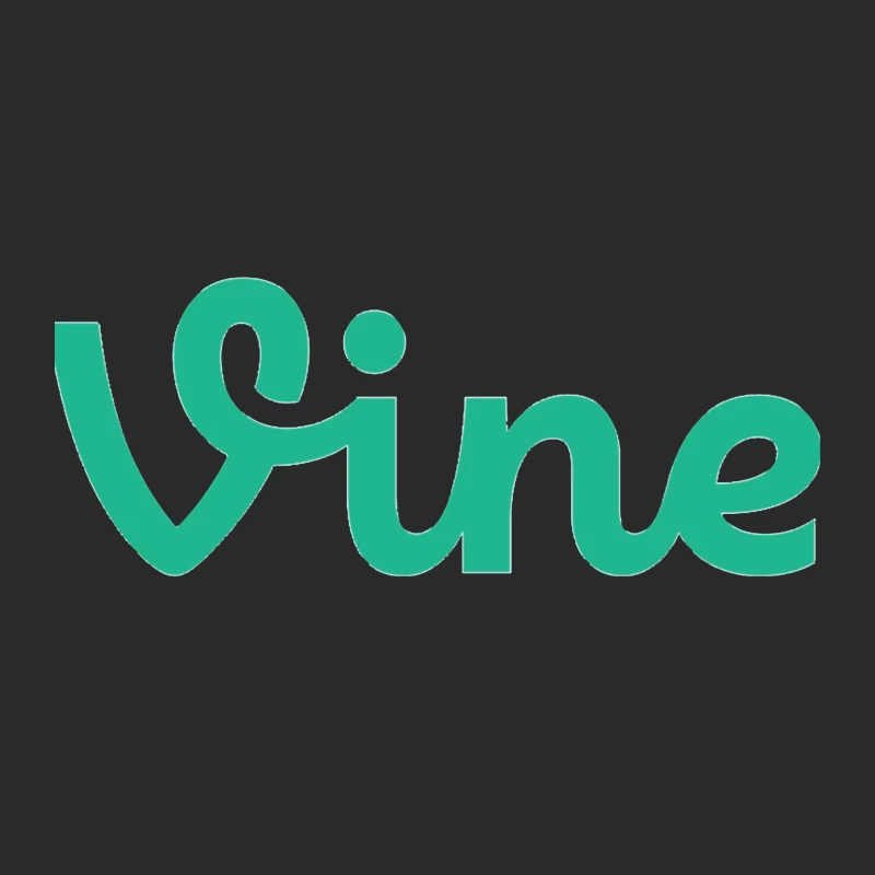 Vine Social Media Platform Green Logo Baseball Cap