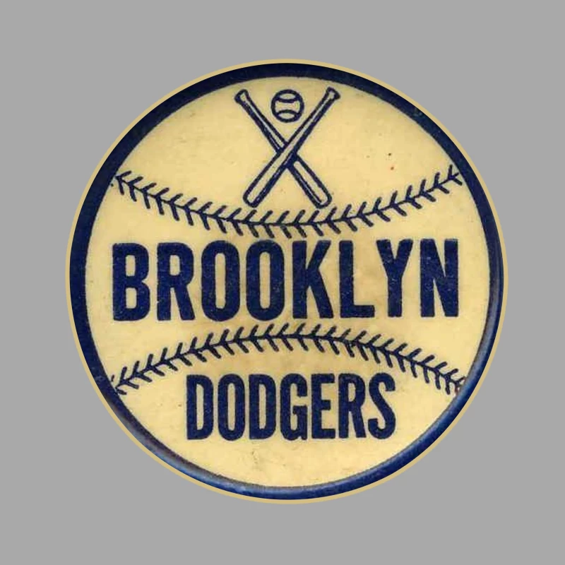 VINTAGE BROOKLYN DODGERS Male Pullover Hoodie