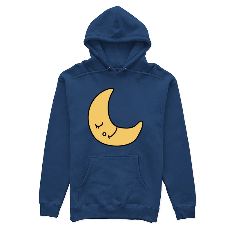 Croissant de Lune Endormie Femme Sweat à capuche