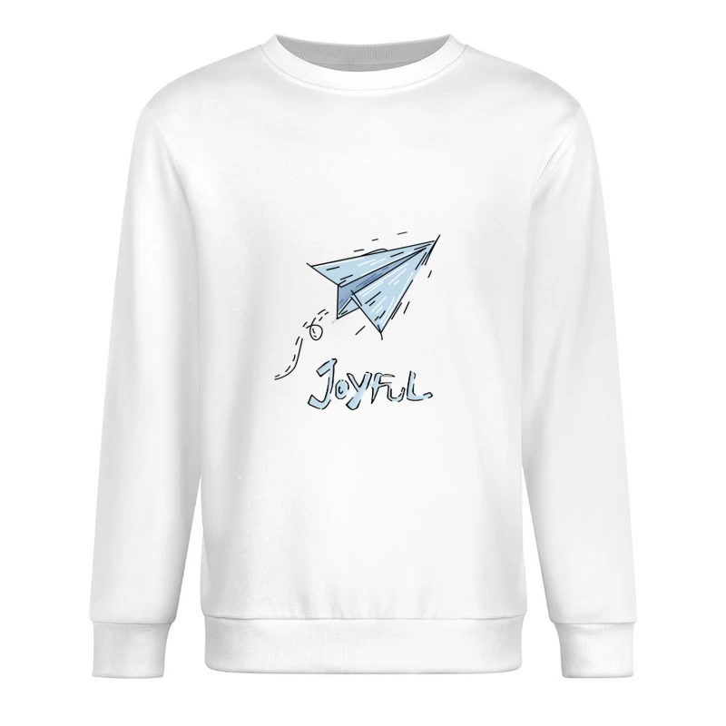 Papierflieger Freude Design Herren Pullover Sweatshirt