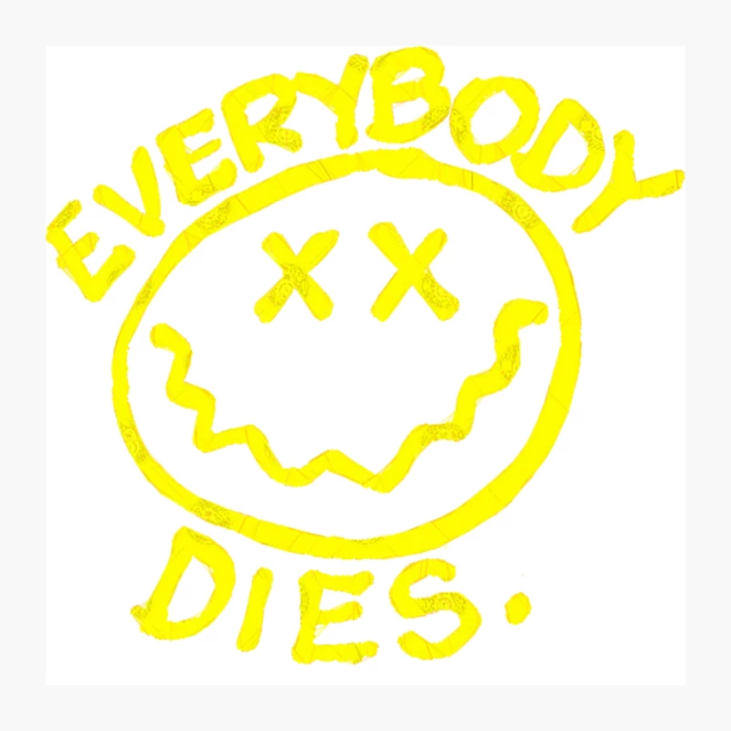 Everybody Dies - Nihilist Tee Pin