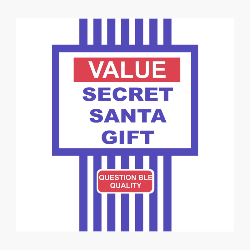 Value Secret Santa Gift Throw Pillow
