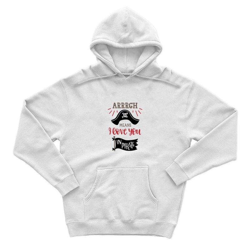 Expression pirate d'amour Homme Sweat à capuche