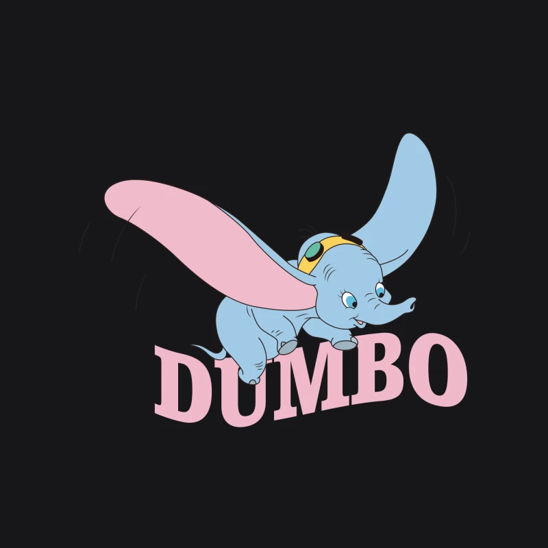 Fliegender Dumbo Elefant Herren Pullover Hoodie