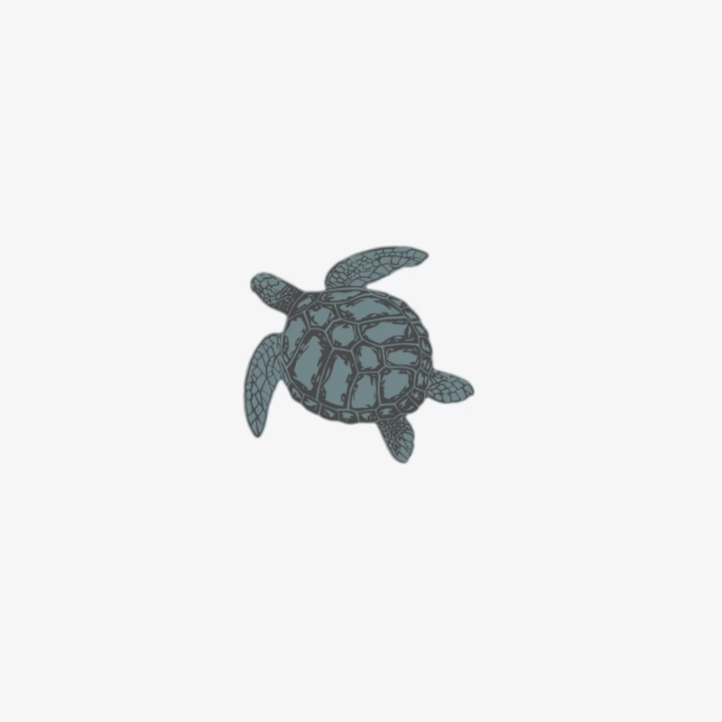 Illustration de Tortue Marine Homme Manches Longues T-Shirt