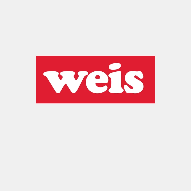 Weis Markets White Logo on Red Background Male Tank Top