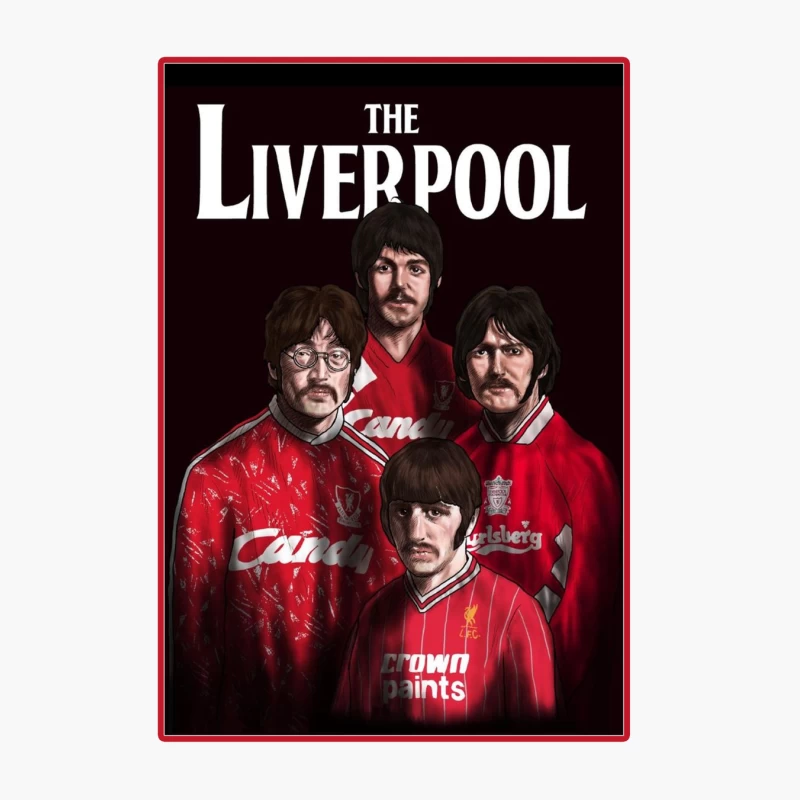 Liverpool/Beatles Mashup Cotton Tote Bag