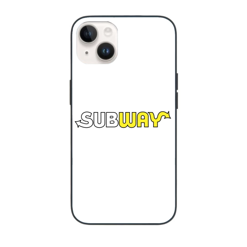 Subway Restaurant Chain Logo Design iPhone Case