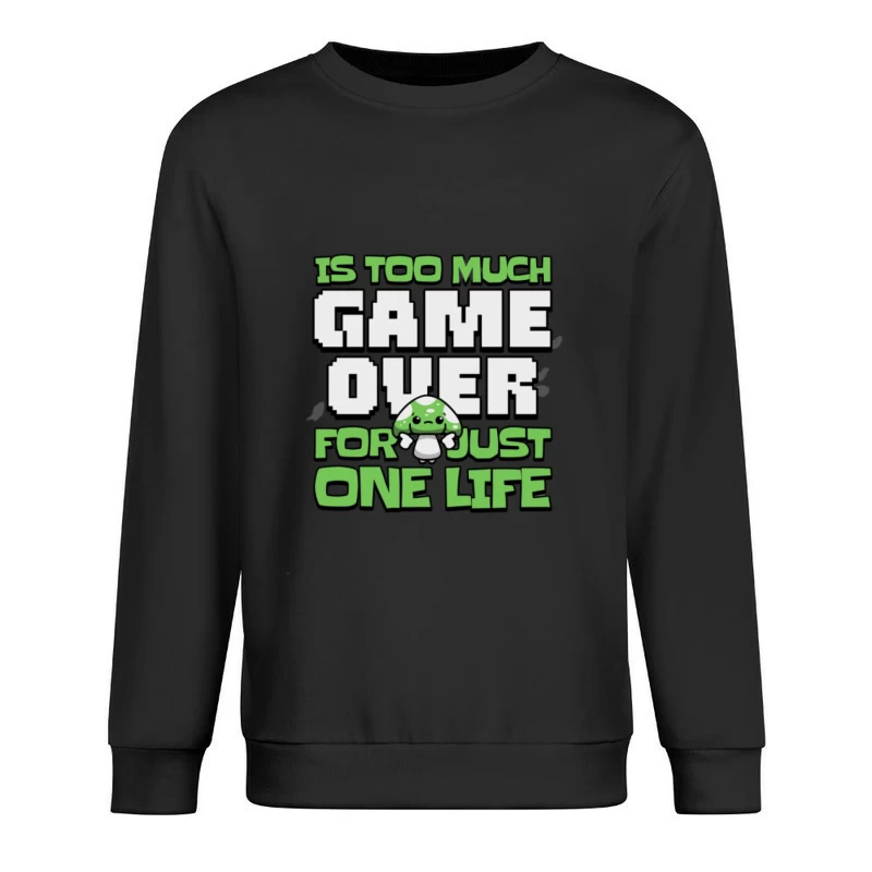Citation de Jeu avec Champignon Homme Sweat-shirt à enfiler