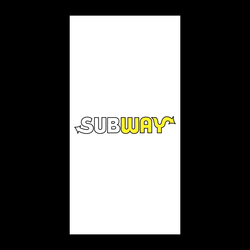 Subway Restaurant Chain Logo Design iPhone Case