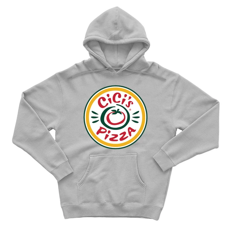 CiCi's Pizza Restaurant Chain Logo with Tomato Symbol Male Pullover Hoodie