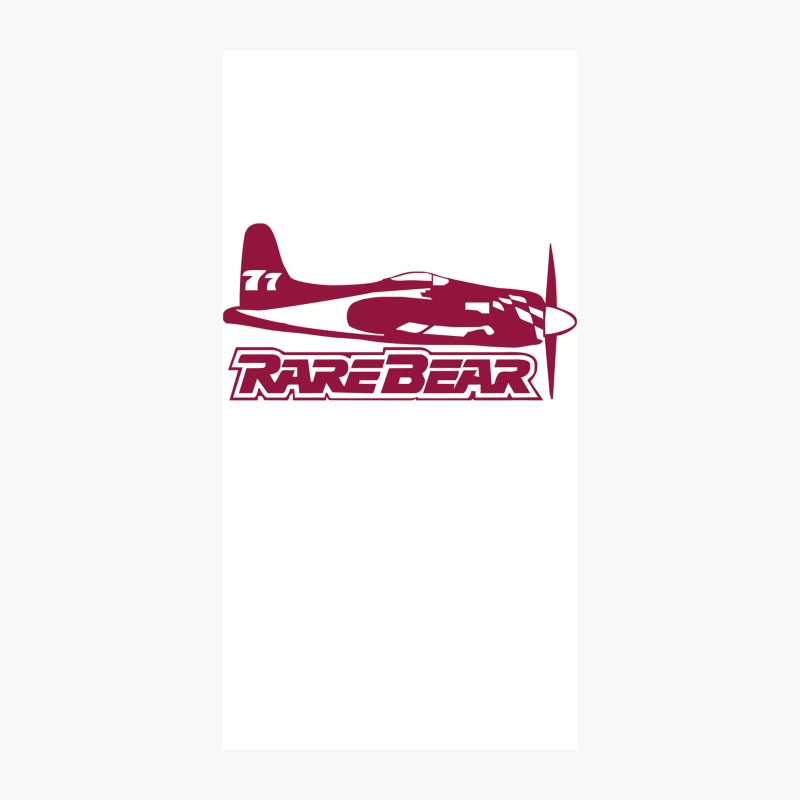 RARE BEAR Race 77 Reno Air Racer Decal Air Racing Unlimited iPhone Case