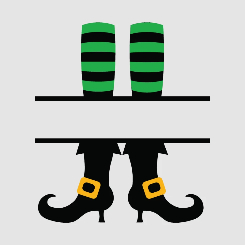 Bottes de sorcière avec chaussettes rayées Homme Sweat à capuche