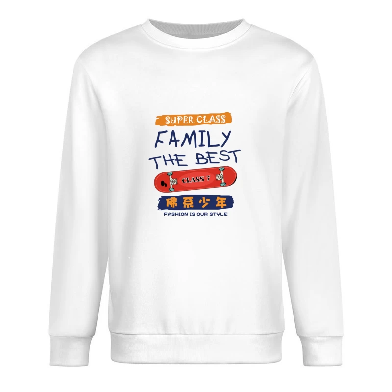 Skateboard Modeklasse Design Herren Pullover Sweatshirt