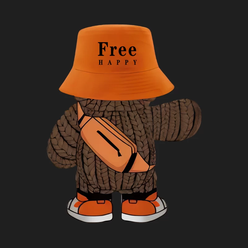 Fröhlicher Bär in modischem Outfit Herren Tanktops